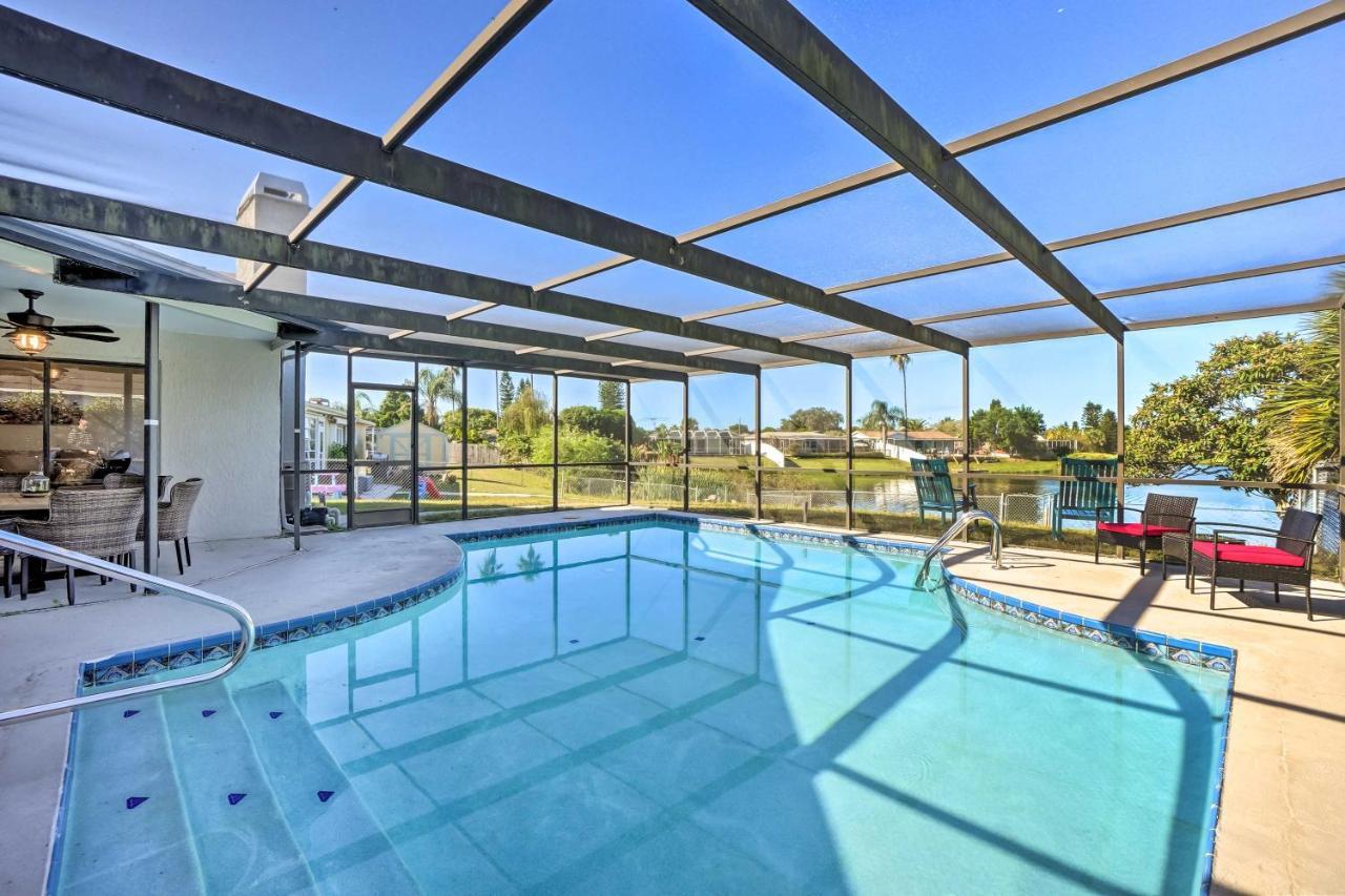 Waterfront Port Richey House With Heated Pool! 빌라 외부 사진